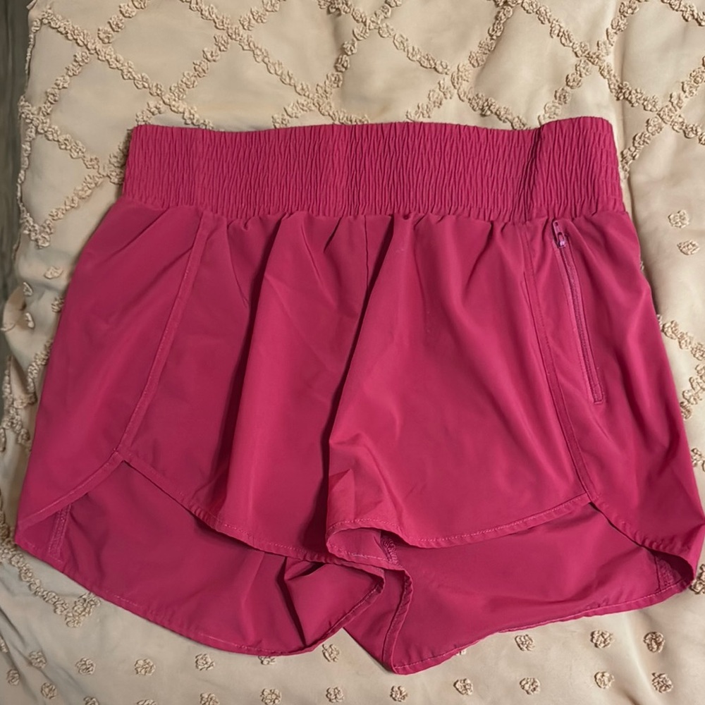 Red shorts